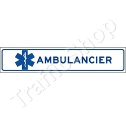 Autobord AMBULANCIER sticker 25x5cm